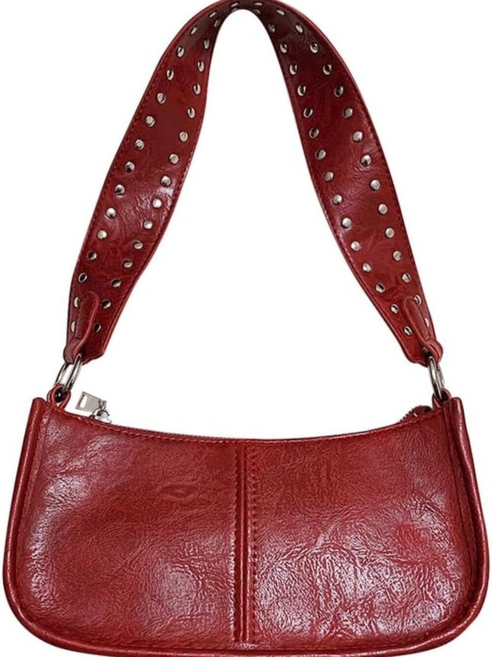 Trendy Y2K Retro Studded Crossbody Bag | Small Leather Shoulder Purse & Handbag